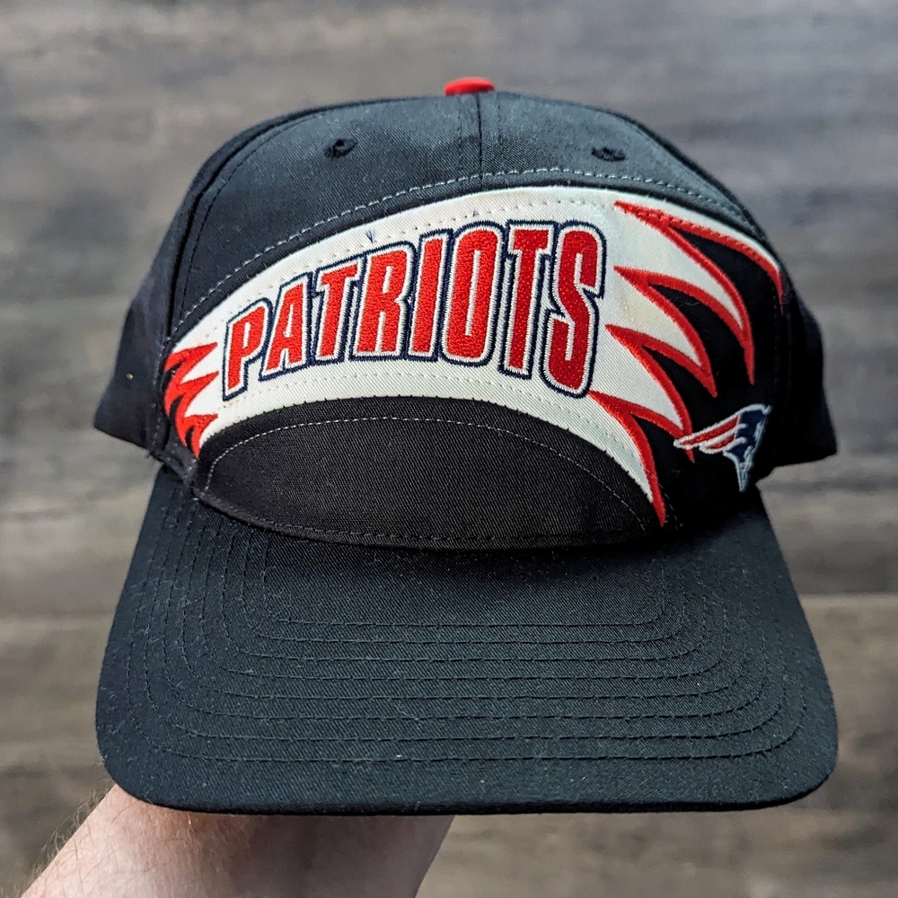 Deadstock New England Patriots Snapback  Vintage 90s Hat Twins Enterprise NWT